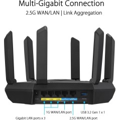 "ASUS RT-AXE7800 Wireless Router - Ultimate Performance & Unmatched Speed | Enhance Your Home Network"